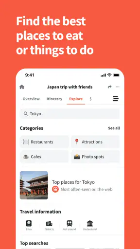 Wanderlog - Trip Planner App