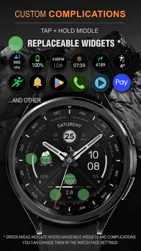 WFP 307 Modern watch face