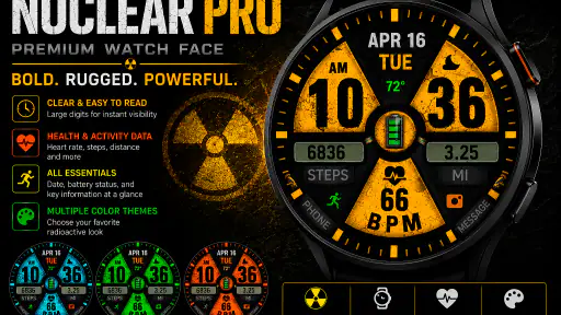 WIN Nuclear PRO Watch face