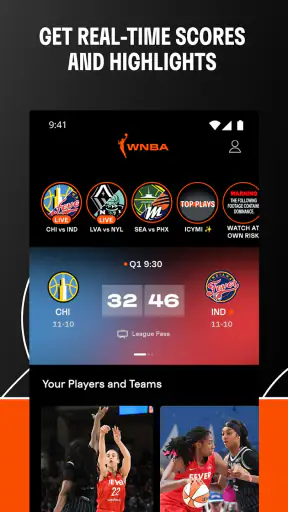 WNBA - Live Games & Scores