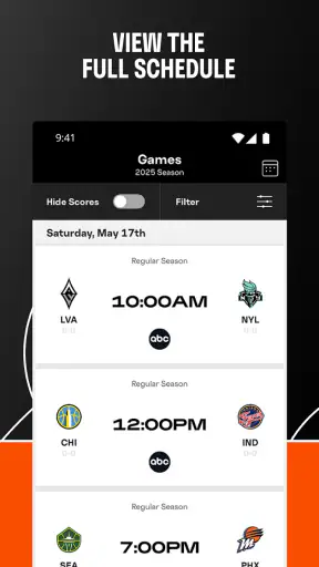WNBA - Live Games & Scores