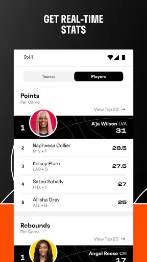 WNBA - Live Games & Scores