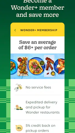 Wonder: Food Delivery