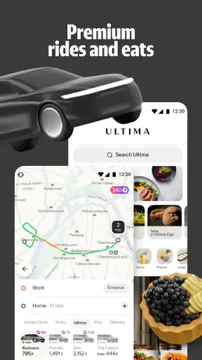 Yandex Go: Taxi Food Delivery