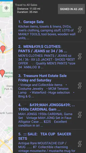 Yard Sale Treasure Map