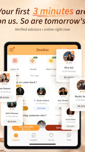 Zendiac Live Astrology, Guruji