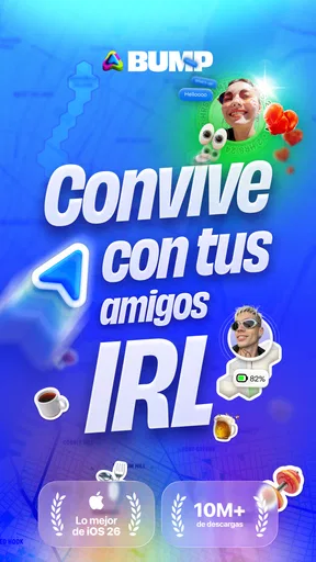 Bump - mapa para amigos