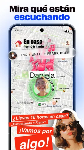Bump - mapa para amigos