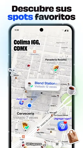 Bump - mapa para amigos
