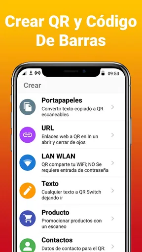 Escáner QR y Código de Barras