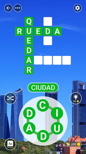 Ciudad de Palabras: Crucigrama