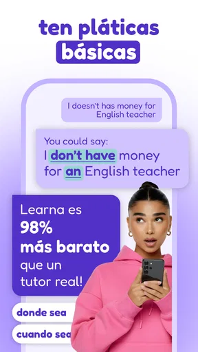 Learna: Aprende & Habla Inglés