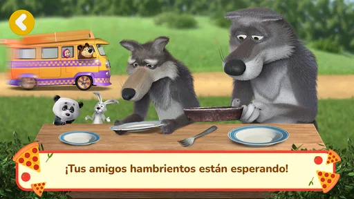 Masha y el Oso Juegos de Pizza