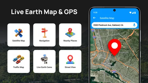 Live Earth Map & GPS Map
