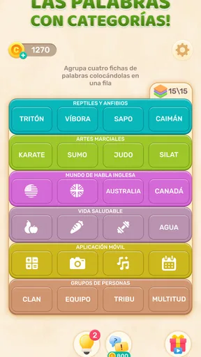 Connect Word Juego de Palabras