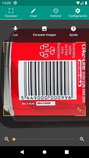 Escáner QR y de barras