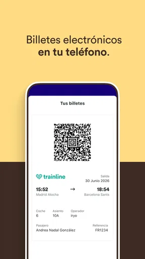 Trainline: billetes de tren