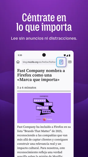 Firefox: navegador privado