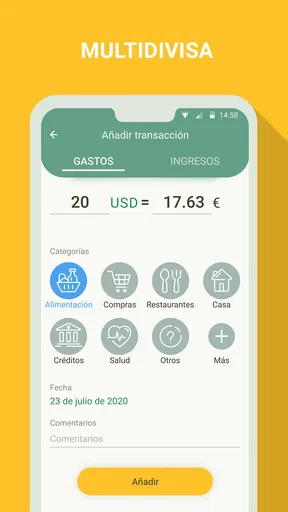 Gestor de gastos - finanzas