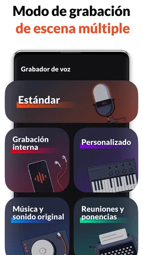 Grabadora de Voz, Grabar Audio