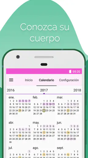 Calendario Menstrual Lilly