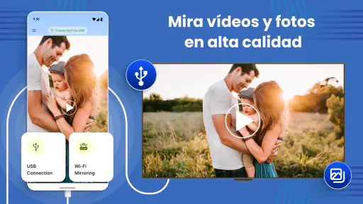 Conector USB - Conectar a TV