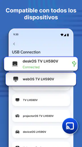 Conector USB - Conectar a TV