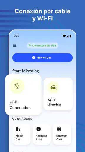 Conector USB - Conectar a TV