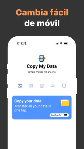 Copy My Data: Transferir a iOS