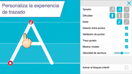 Escribo en letras de imprenta