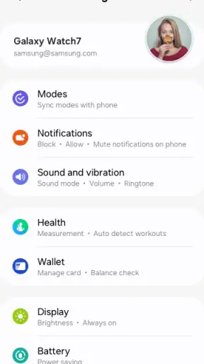 Galaxy Wearable (Samsung Gear)