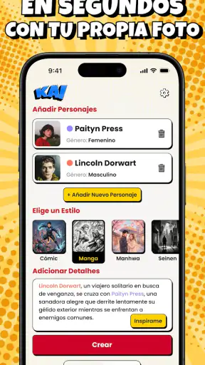 KAI: Creador de Cómics AI