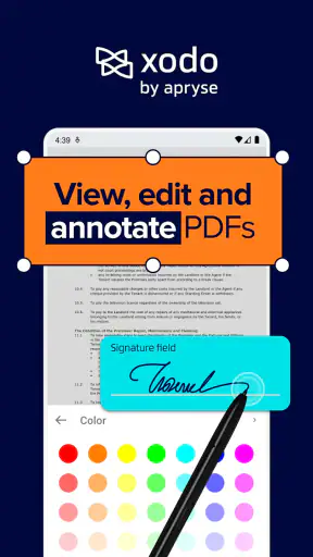 Lector y Editor de PDF Xodo