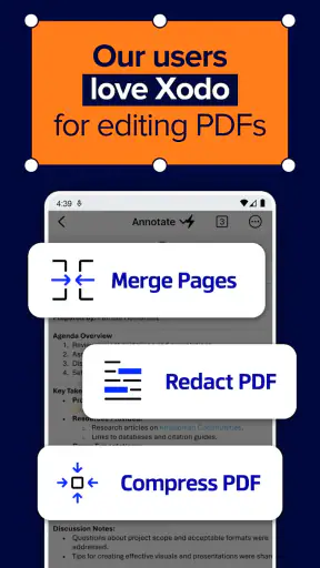 Lector y Editor de PDF Xodo