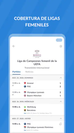 Live Futbol TV - Horarios