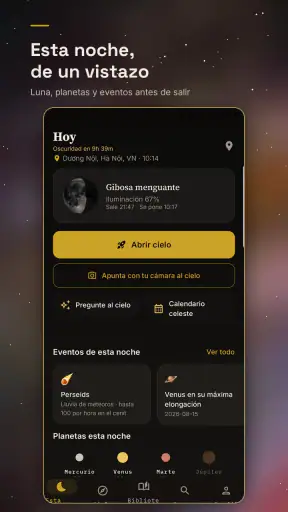 SkyX: Mapa estelar