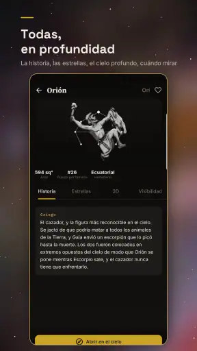 SkyX: Mapa estelar