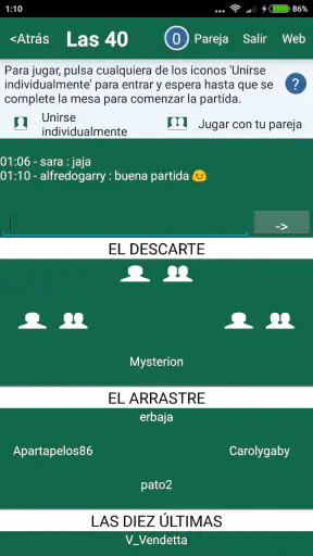Tute en línea