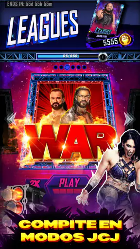 WWE SuperCard: Lucha de cartas