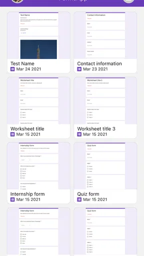 FormsApp - Manage your Forms