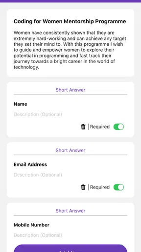 FormsApp - Manage your Forms