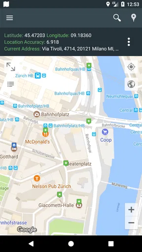 La mia posizione: mappe GPS