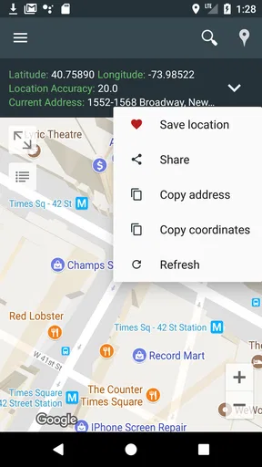 La mia posizione: mappe GPS