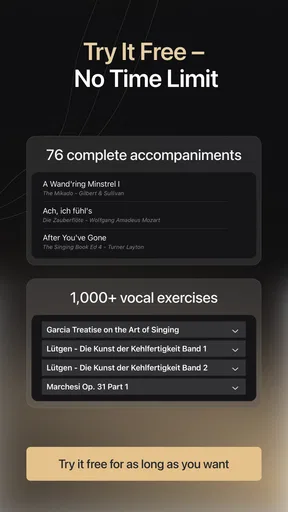 Appcompanist: Vocal Training