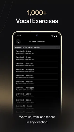 Appcompanist: Vocal Training