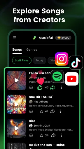 AI Song & Music Maker-Musicful