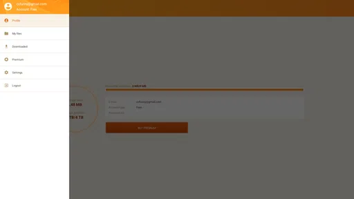 Rapidgator.netファイルマネージャ