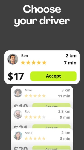 inDrive. Rides with fair fares
