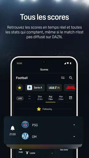 DAZN : Sports en Direct