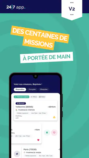 24/7 app. pour les remplaçants